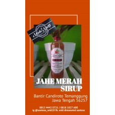 Sirup jahe merah